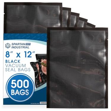 Imagem de Spartan Industrial Sacos de vedação a vácuo de 20 x 30 cm – 500 sacos de armazenamento de alimentos sem BPA para marinar, congelar e cozinhar sous vide