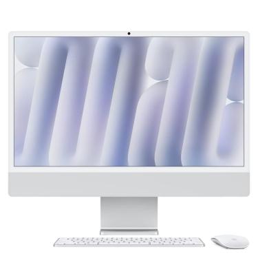 Imagem de iMac 24", M4, CPU 10 núcleos e GPU 10 núcleos, Memória Unificada 16GB, 256GB SSD - Prateado