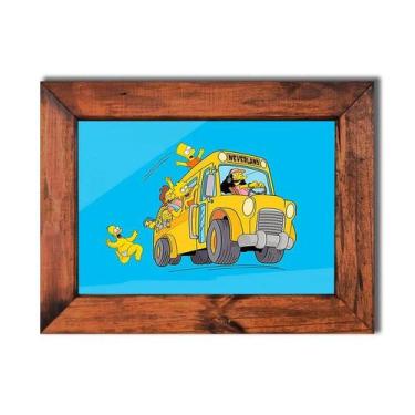 Imagem de Quadro com Moldura  - Simpsons - Neverland - Loja Bluff, 30x40 cm