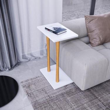 Imagem de Mesa Lateral Alla 68cm X 45cm X 30cm - Previlege
