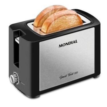 Imagem de Torradeira tostador de paes inox 6 níveis mondial 800w 220v