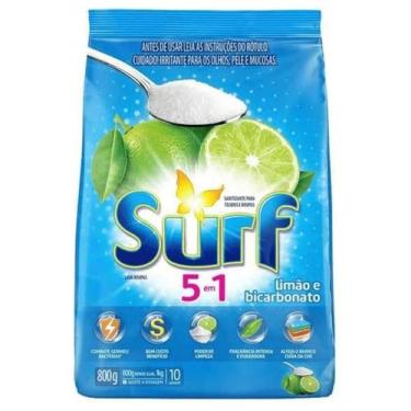 Imagem de Sabao em po surf limao e bicarbonato 800g - UNILEVER