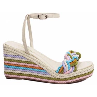Imagem de Sandália Ana Bela Feminina - Torricella, 38, Multicolorido