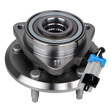 Imagem de KUSATEC 513276 Rolamento Da Roda Dianteira E Conjunto De Cubo Compatível Com Chevrolet Captiva Sport 2012-2015, Equinox, Pontiac Torrent, Saturn Vue, Suzuki Xl-7 2007-2009, 5 Parafusos De Roda Com Abs