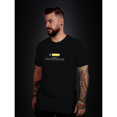Imagem de Camiseta Heavy Minimal Preta, M