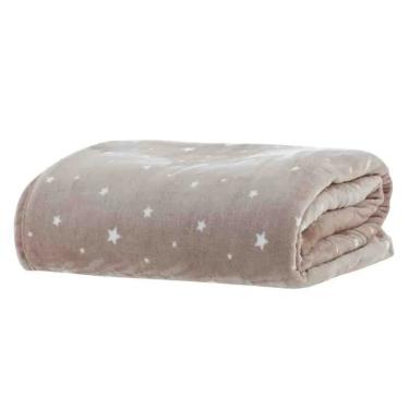 Imagem de Cobertor Blanket Estampado Toque De Seda - Casal - Rose Star