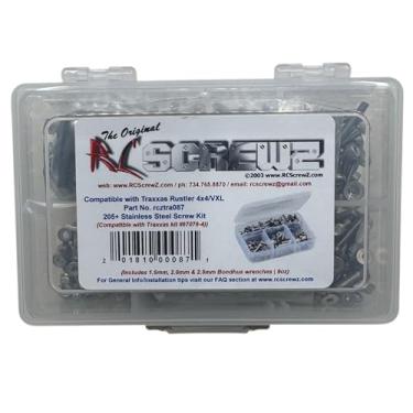 Imagem de RCScrewZ Stainless Steel Screw Kit tra087 Compatible with Traxxas Rustler 4x4 / VXL (67076-4)