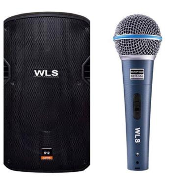 Imagem de Caixa Acústica WLS S12  Ativa com Bluetooth + Microfone M58A