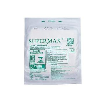 Imagem de Luva Cirúrgica Estéril Sensitex - Supermax, Tamanho 6,5