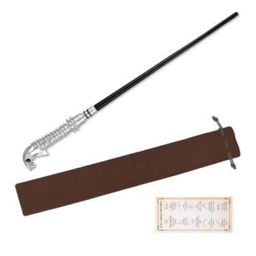 Imagem de EnchantZone Magic Wizard Wand Resin Witch Sorcerer Wands for Kids Cosplay Party Halloween Costume Accessories, Snake