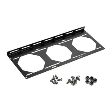 Imagem de NonMiFyR Suporte para Ventilador de Computador, Metal, Acessórios para Computador, Suporte Faça Você Mesmo, Suporte de Montagem para Cooler de Laptop, 15.8x41.5x2cm