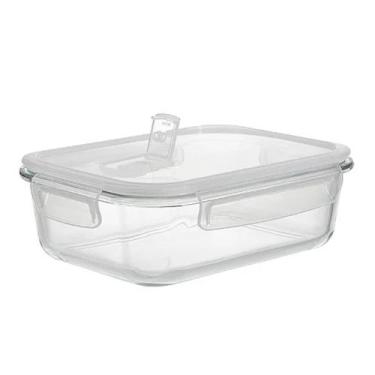 Imagem de Pote Hermético Vidro Borosslicato Vedado 640ml - Ravi Presentes Ltda