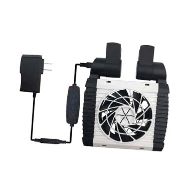 Imagem de ＡＷＨＡＯ Ventilador de resfriamento para aquário, ventilador resfriador de aquário para resfriar água, braçadeira ajustável silenciosa de 5-15 mm, rotação de
