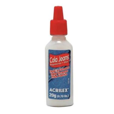 Imagem de Cola Jeans Para Tecido 20g Acrilex Ótima Qualidade