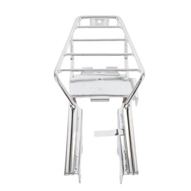 Imagem de Tbest Suporte Traseiro de Cromo de Ferro, Suporte de Reposição para Macacos Z50, Z50J e Z50A, Cor Preta (SILVER)