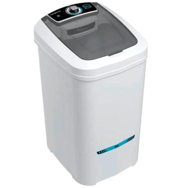 Imagem de Tanquinho De Lavar Roupa 16kg Newmaq Semiautomático com 9 Programas de Lavagem Branco 127V 