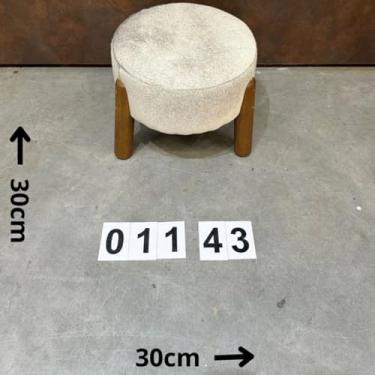 Imagem de Puff de Couro Redondo 30x30 | 001143