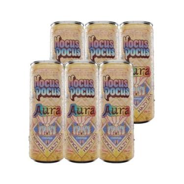 Imagem de CERVEJA HOCUS POCUS AURA LATA 350ML - CAIXA COM 6 UNIDADES