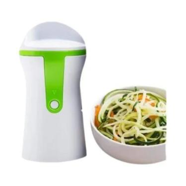 Imagem de Espiralizador De Legumes Portátil De Aço Inoxidável Cortador Descascad