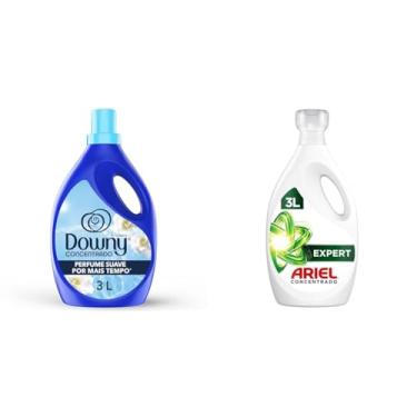 Imagem de COMBO Amaciante Downy Concentrado Brisa Suave 3L + Sabão Líquido Ariel Expert 3L