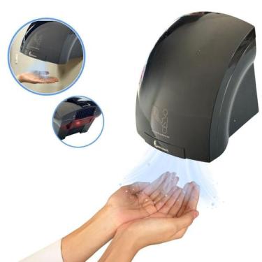 Imagem de Secador de mãos elétrico automático preto sensor 220v 1500w - IMPORTWA