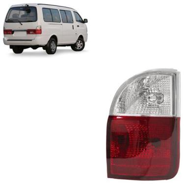 Imagem de Lanterna Traseira Besta 2005 Bicolor Canto Estriado Acrílico - Automot