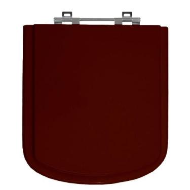 Imagem de Assento Sanitário Bali Mogno Tampa para Vaso Incepa de Madeira Laquead