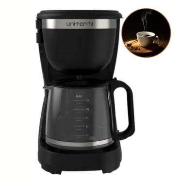 Imagem de Cafeteira Elétrica 1,2 Lts 30 Xícaras Cor Preto Café Chá - Unitermi