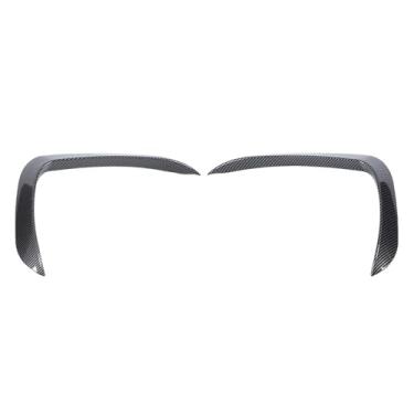 Imagem de Luocute Substituição de Spoiler Lateral do Pára -choque Dianteiro, 1 par de Spoiler Lateral do Pára -choques Dianteiro Design Esportivo Aerodinâmica Aprimorada Alta Estabilidade (Estilo de fibra de