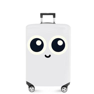 Imagem de ANNA QUEEN Capa de mala com flores, protetor de mala, capa de viagem para bagagem de 45 a 81 cm, acessórios de viagem de elastano extensível e lavável, #11, L(fits 26-28Inch suitcase)