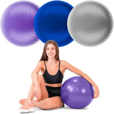 Imagem de Kit 3 Bola Pilates Suíça Fisioterapia 45cm Ginastica Treino - Prime Bi