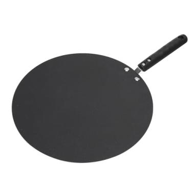 Imagem de Crepe antiaderente panqueca de panqueca de alumínio Pan de chapa redonda para fogão a gás com design de arestas alta fabricante de panquecas multi -funcional para ovos bolo de pão