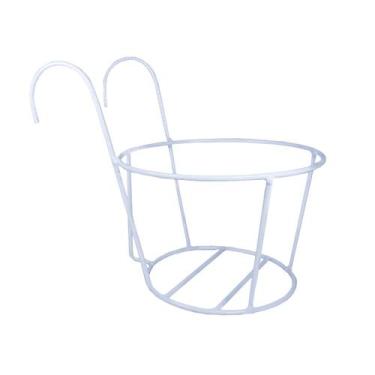Imagem de Cesto Suporte Vasos - TMT SUPORTES, Branca