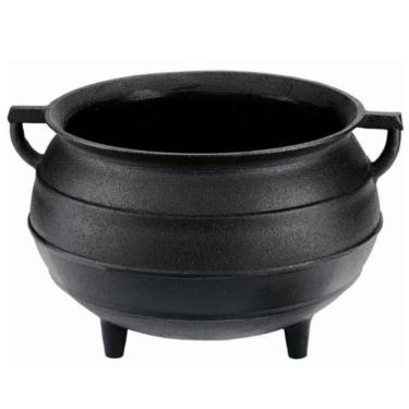 Imagem de Caldeirão Tripé 34 cm 20 L em Ferro Fundido Panela Mineira