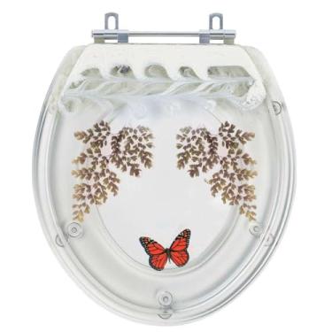 Imagem de Assento de Privada Avenca Borboleta Acrilico Transparente Izy Deca