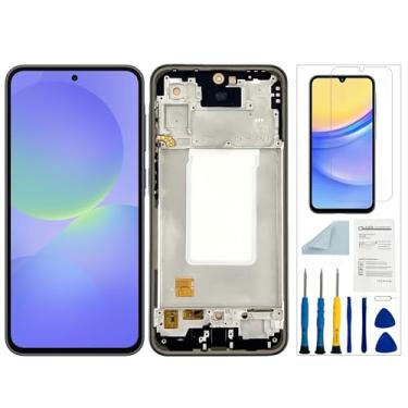 Imagem de Qinqiyue Substituição de tela LCD para Samsung Galaxy A36 5G para Samsung Galaxy A366 preta com moldura para Samsung Galaxy A36 SM-A366U Display Touch Screen Assembly Repair Parts