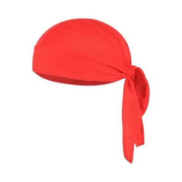 Imagem de Chapéu Pirata De Malha Respirável Leve De Secagem Rápida De Cor Sólida