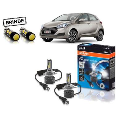 Imagem de Kit Lampada Led Osram Farol Hb20 Novo 2019 2020