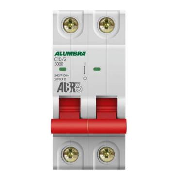 Imagem de Disjuntor Bipolar 2P 10A Curva C ALBR3 Alumbra