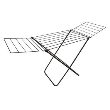 Imagem de Varal de chão com abas napoles em aço black - LANÇAMENTO - SECALUX