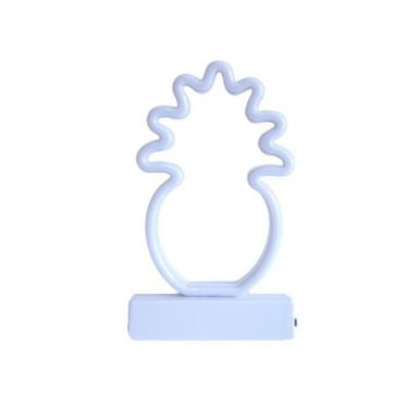 Imagem de Luminária Abajur Vada De Abacaxi Led Mesa Parede Decoração - Loja Cois