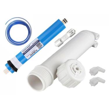 Imagem de Kit Osmose Reversa Para Deionizador 150gpd Conector Completo - BR Fish