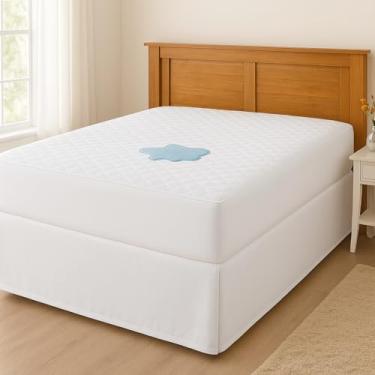 Imagem de Capa Protetora de Colchão Solteirão Impermeável c/ 4 Camadas de Proteção(Branco-Solteirão)