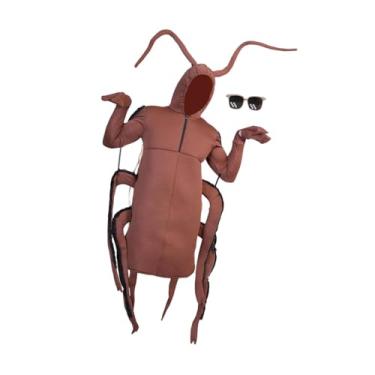 Imagem de simhoa Fantasia de barata adulta para Halloween, roupa decorativa fofa para encenação de festas