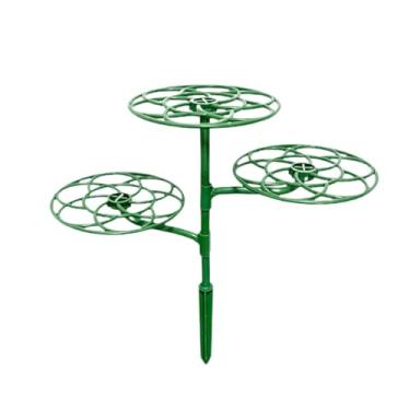 Imagem de WeiLaiKeQi Suporte para plantas em escada, suporte para trepadeiras de bonsai, estrutura de gaiola para plantas com altura ajustável e várias camadas para peônia, S