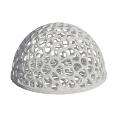 Imagem de KiBcsLic Esconderijo para peixes Betta, decoração de aquário, caverna, abrigo para peixes pequenos, camarões, caracóis, guppies, descanso, ciclídeos, criação, Branco