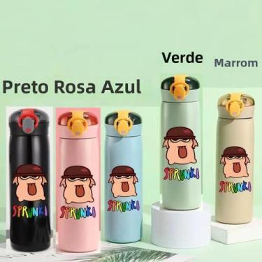 Imagem de Garrafa De Água Esportiva Isolada Sprunki De Grande Capacidade 460ML D