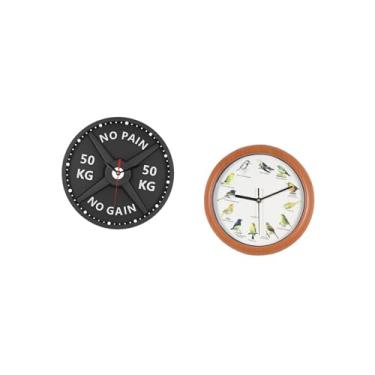 Imagem de Bothyi Relógio de Parede Decorativo de Pássaro Cantando, Relógio Pendurado para Paredes de Cozinha E Casa, Relógio de Academia 3D para Treino de Musculação E