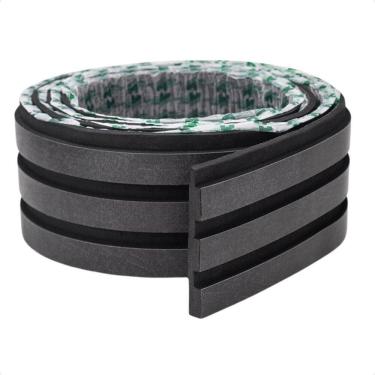 Imagem de Painel Ripado Laminado Autocolante Flexível Rolo 10Mt Black