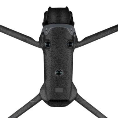 Imagem de Película antiarranhões Mavic 4 Pro Decalque Skins para DJI Mavic 4 Pro Premium Adesivo Capa Protetora Filme Fotográfico Equipamento de Vídeo Acessórios Decalques (Contorno Preto Brilhante)